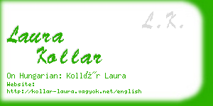 laura kollar business card